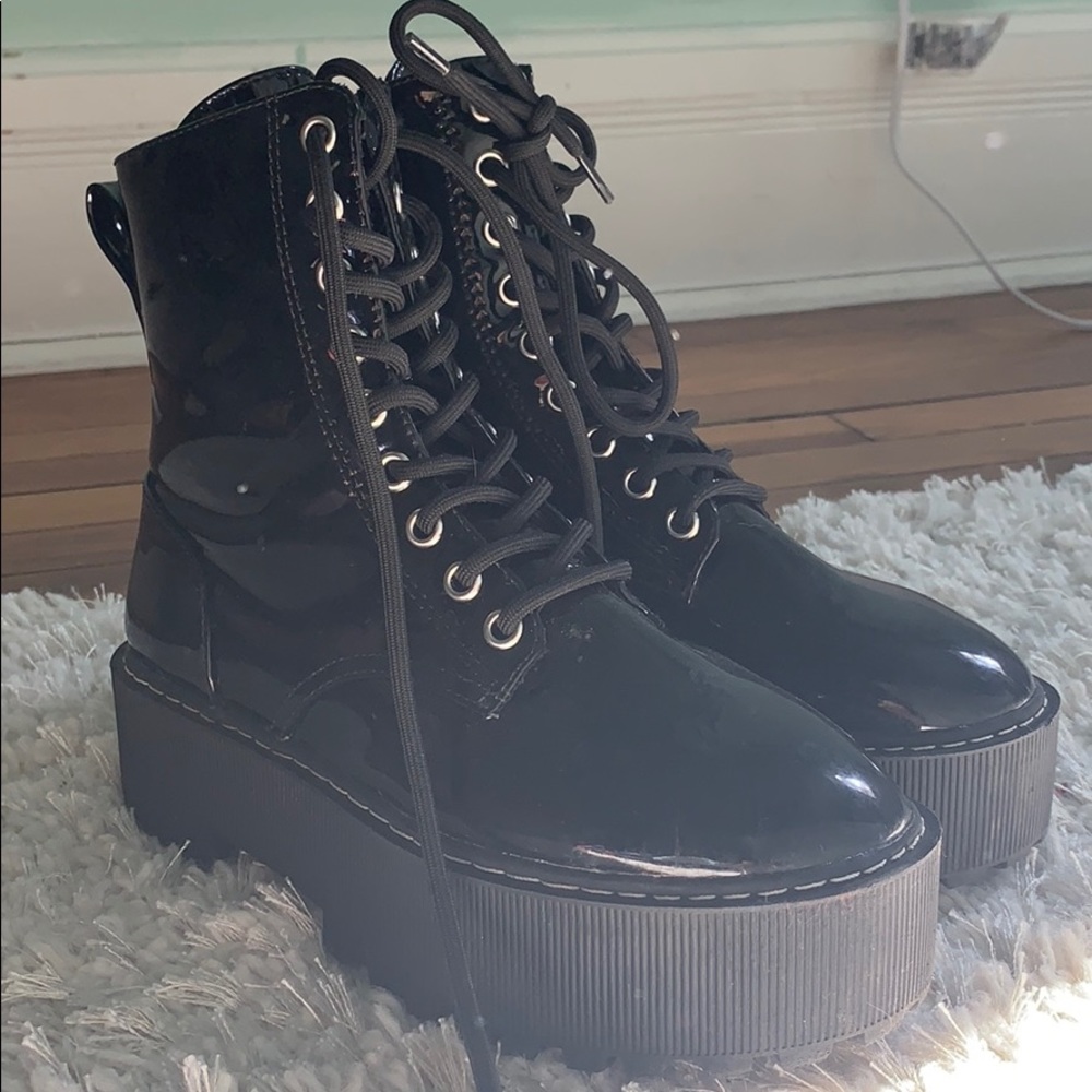 Platform boots from H&M